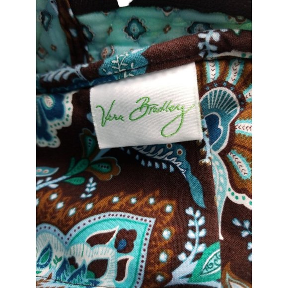 Vera Bradley Java Blue Dome Satchel Hand Bag - Picture 8 of 12